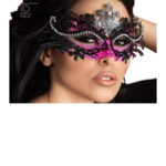 Mysterieus masker met kristallen cr-3993