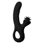 Vibrator with Clitorial Wheel Stimulator Black koop je bij Speelgoed voor Volwassenen