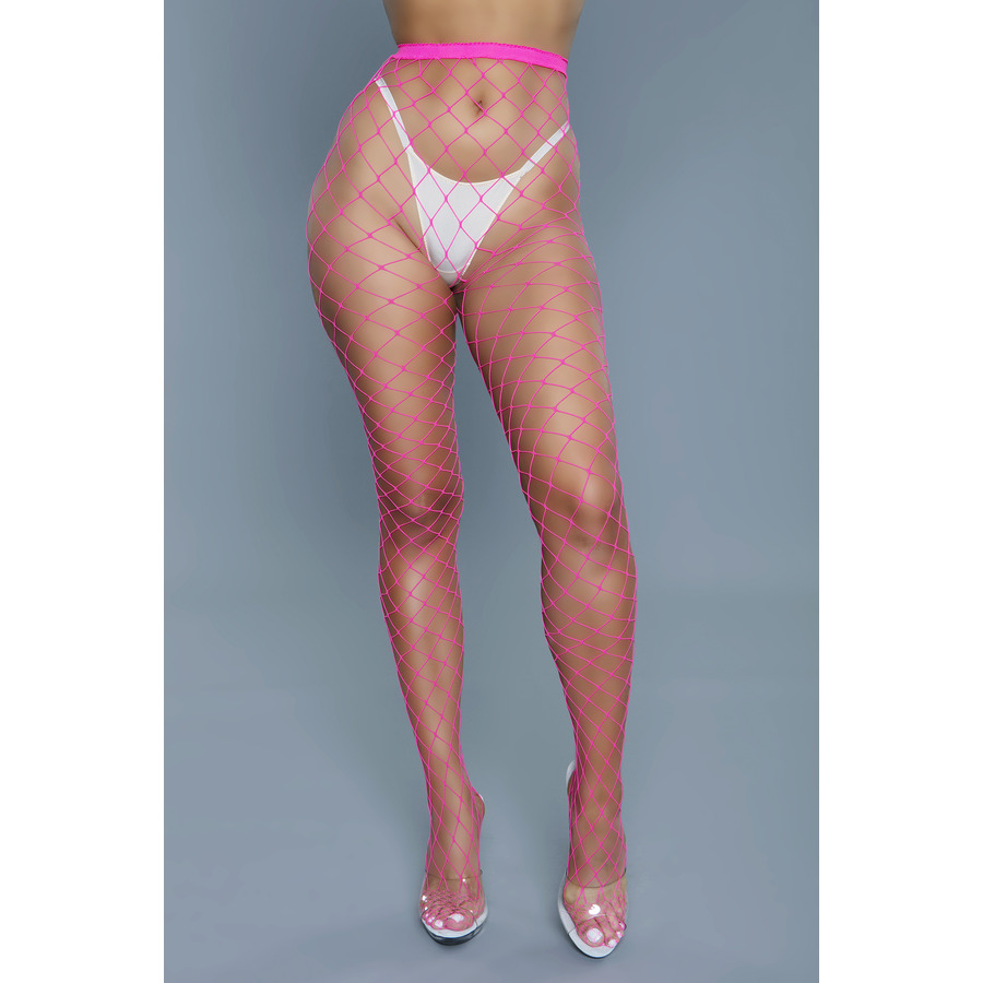 Oversized Grove Netpanty Roze. Merk: BeWicked