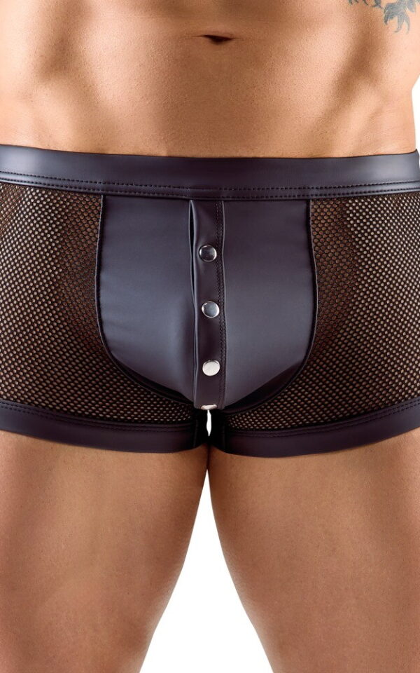 Stoere Mesh Boxer Dinand met Drukknoopsluiting. Merk: Svenjoyment