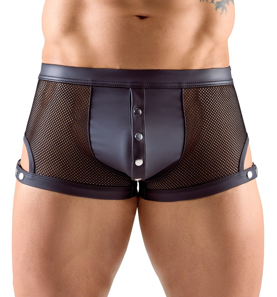 Stoere Mesh Boxer Dinand met Drukknoopsluiting. Merk: Svenjoyment